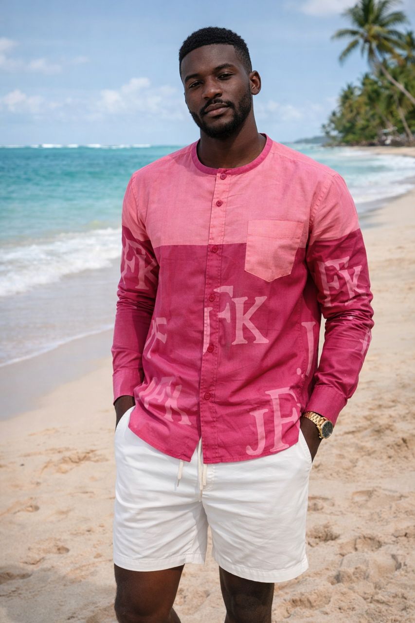 Ankara Gradient Signature Men's Shirt